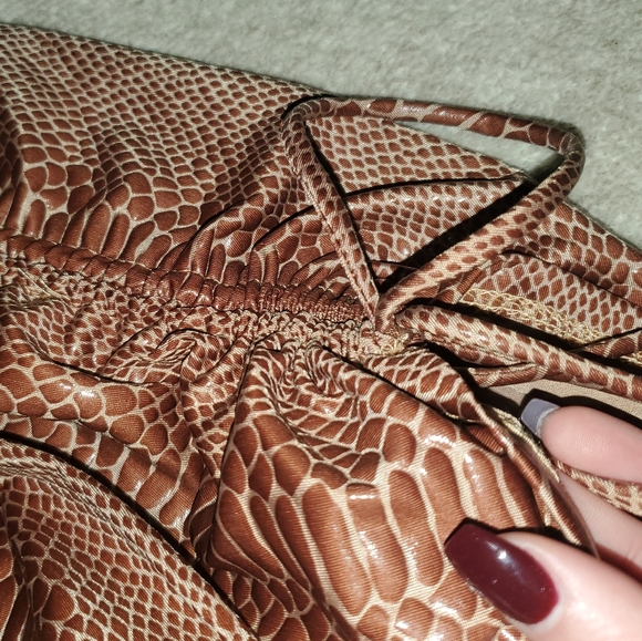 FAUX SNAKESKIN MINI DRESS 🖤 - Picture 6 of 7